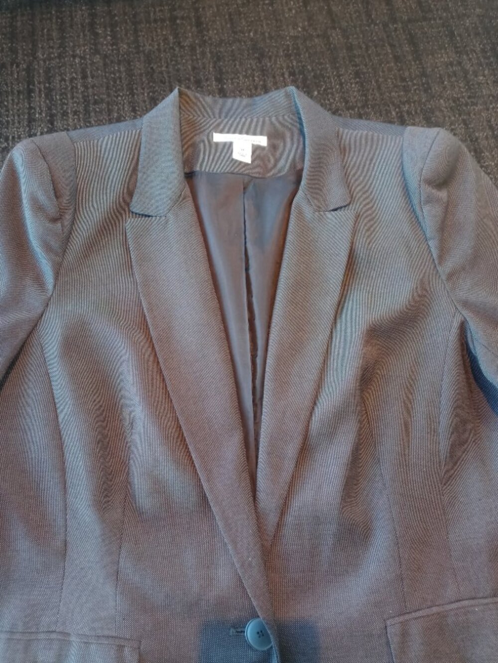 KENNETH COLE padded shoulder 1 button jacket (sz14)